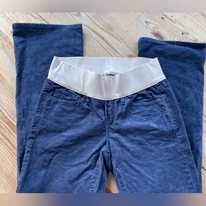 Gap Maternity Sexy Boot 28 / 6 blue corduroy pants